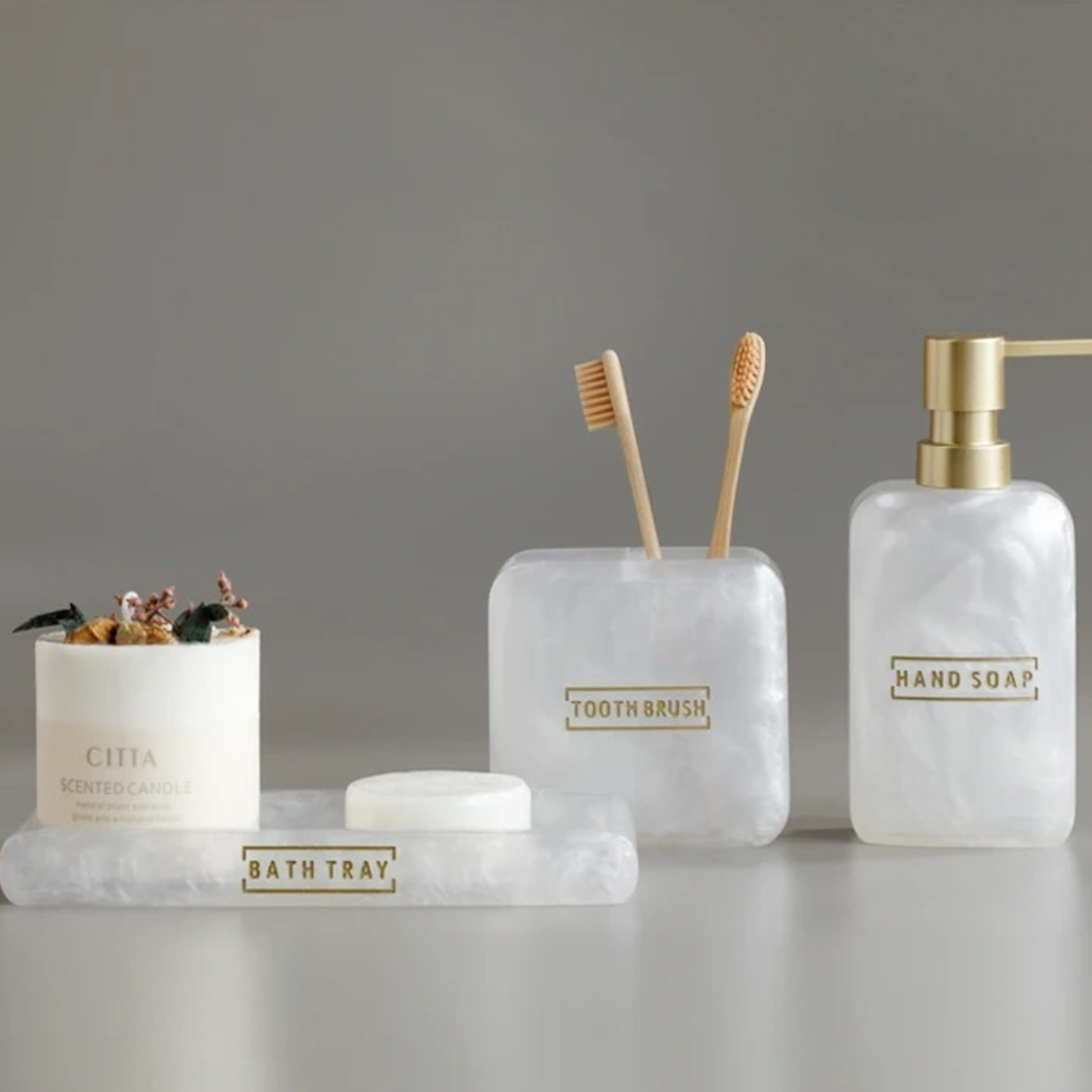 Acessórios de banheiro linha Pérola - Trayis Shop