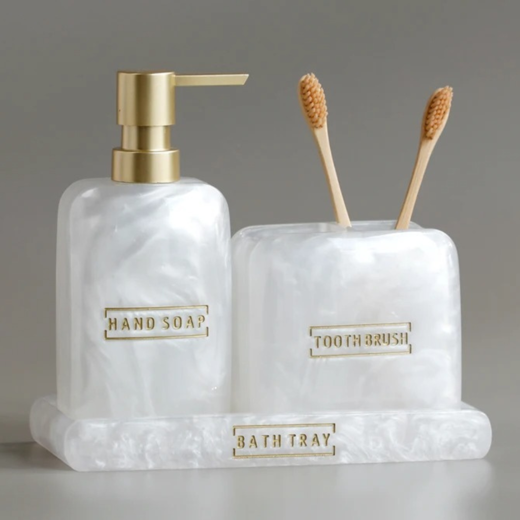 Acessórios de banheiro linha Pérola - Trayis Shop