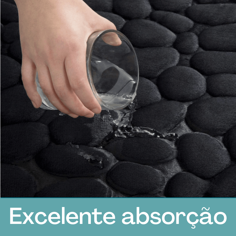 Tapete antiderrapante e ultra absorvente para banheiro - Trayis Shop