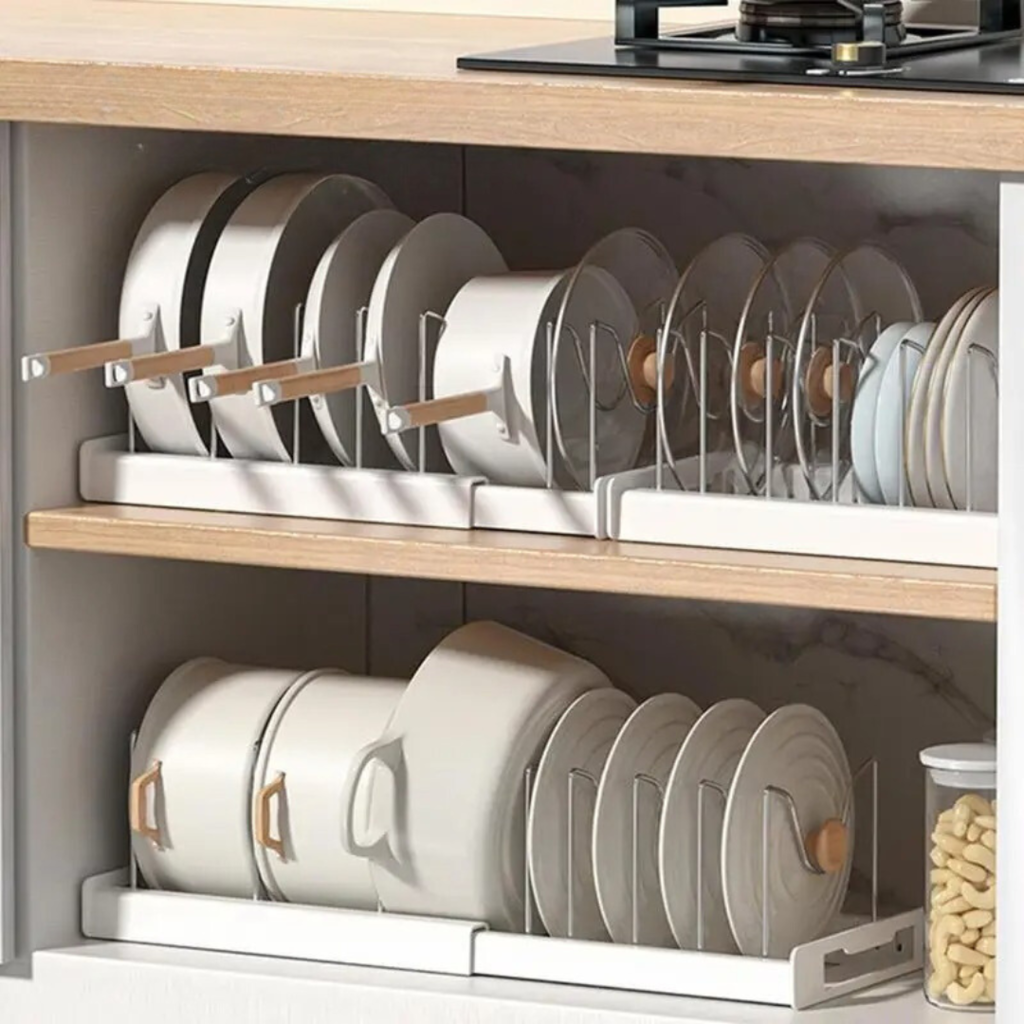 Organizador Panelas Extensível MaxCap - Trayis Shop