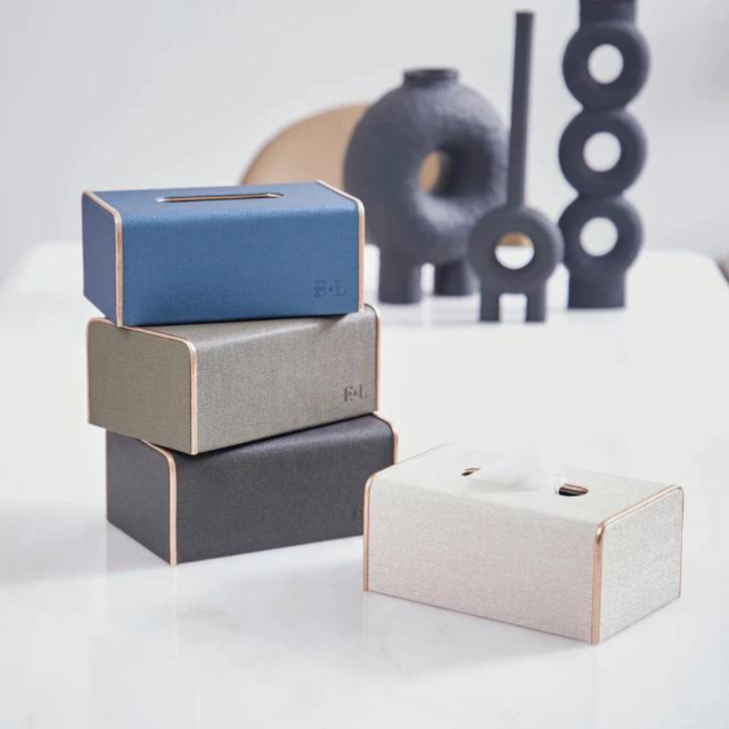 Caixa de Lenço de Papel em Couro - Trayis Shop