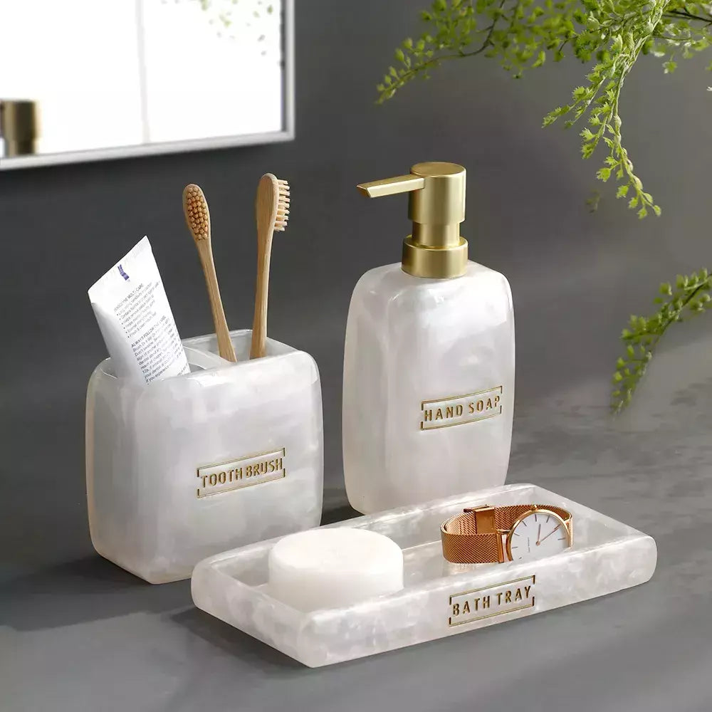 Acessórios de banheiro linha Pérola - Trayis Shop